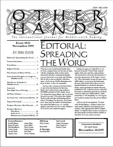 Other Hands Double Issue 10 and 11 was published in November 1995.
