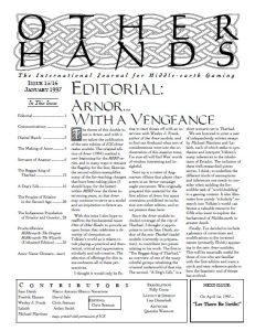 The combined issues 15 and 16 of Other Hands were published in January 1997.